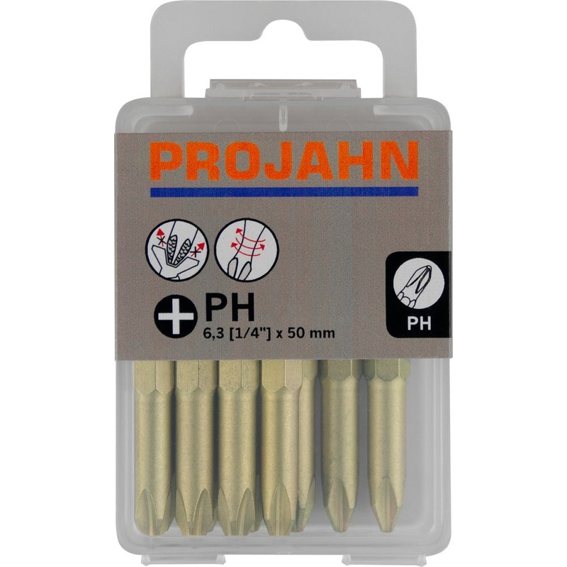 1/4 STAR Bit PH2 50mm ZrN 10 pcs | 1781002-10