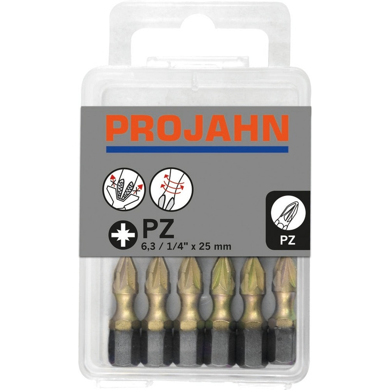 1/4 STAR Bit PZ2 25mm ZrN 10 pcs | 1780102-10
