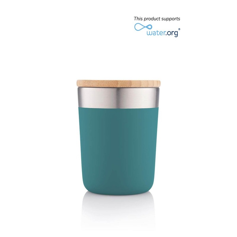 LAREN - CHANGE Collection Insulated Mug - Aqua Green