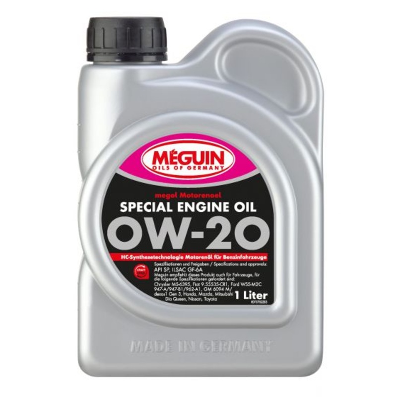 Megol High-Performance Special Engine Oil SAE 0W-20 | 1 Liter