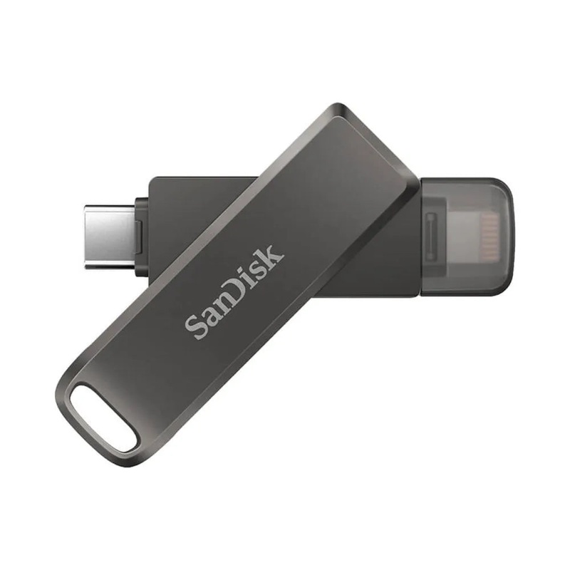 SanDisk iXpand Flash Drive Luxe 256GB Lightning/USB-C