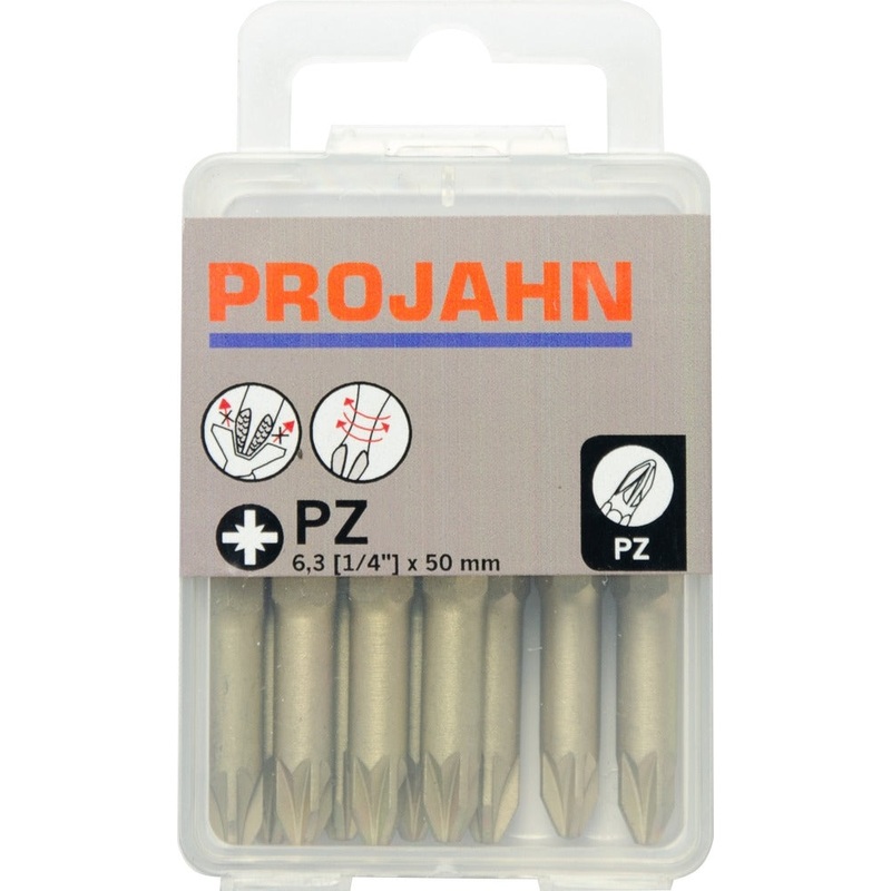 1/4 STAR Bit PZ2 50mm ZrN 10 pcs |1781102-10
