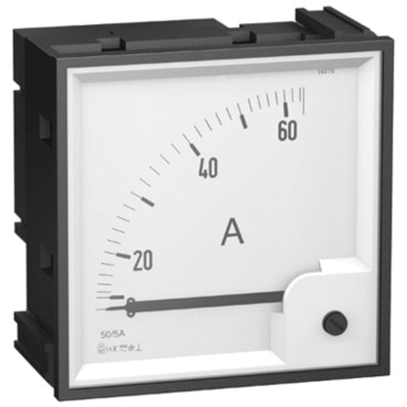 Analog Ammeter 72x72 dial for CT 400/5A