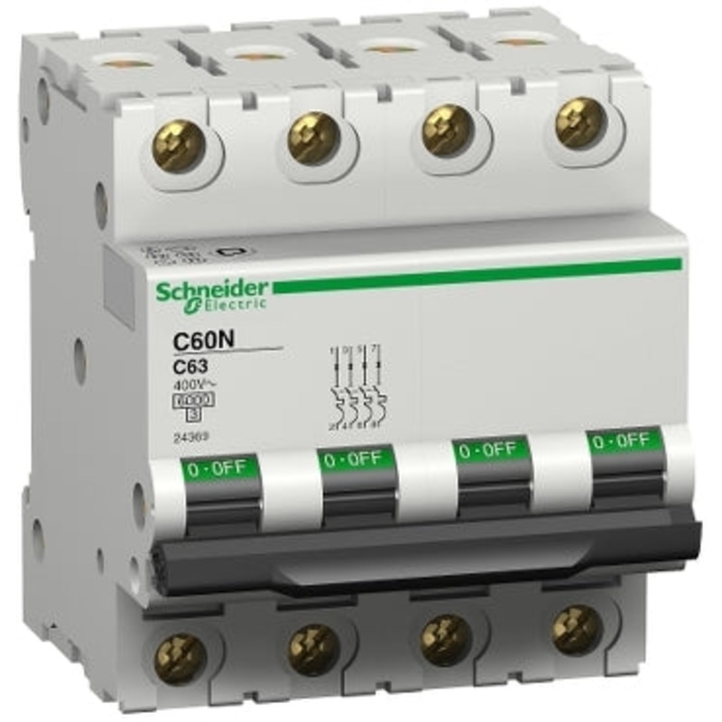 Circuit breaker | C60N - 4P - 40A - C curve