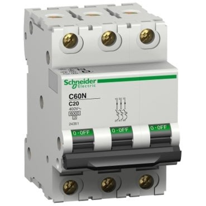 Circuit breaker | C60N 3P 6A  C
