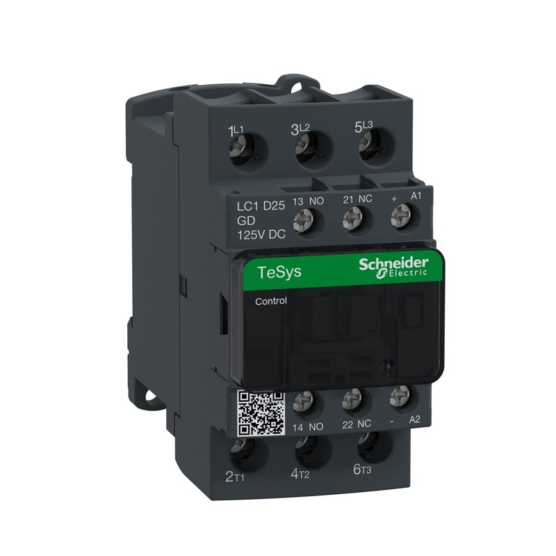 Contactor, 11kw, ith= 40a coil 220vac| LC1D25M7