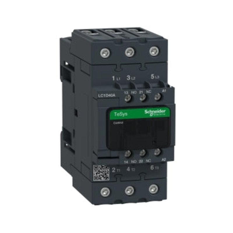 Everlink contactor 18.5kw,ith=60a coil 220vac| LC1D40AM7