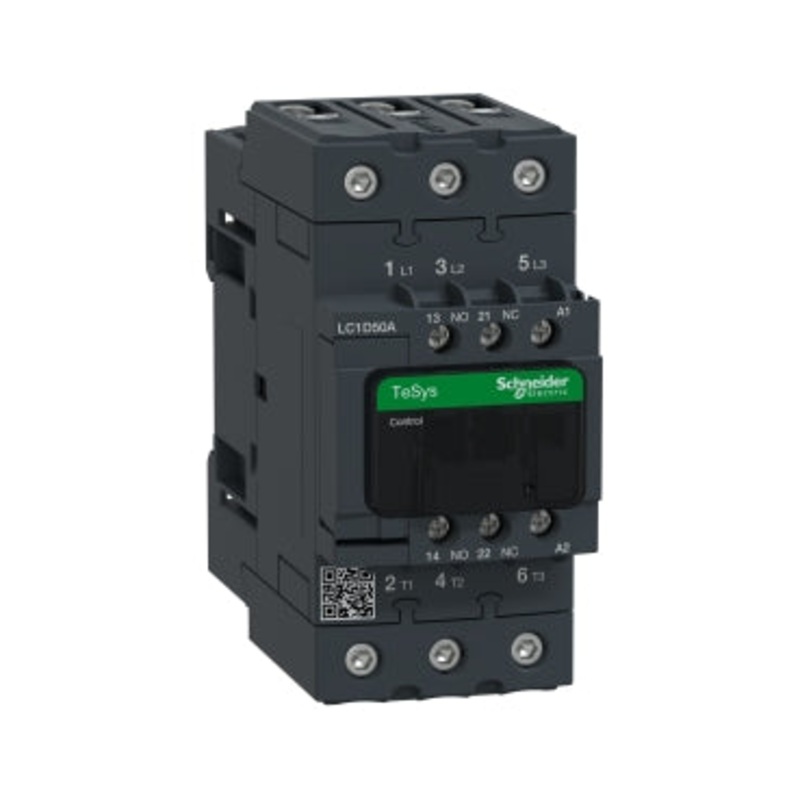 Everlink contactor 22kw,ith=80a coil 220vac| LC1D50AM7