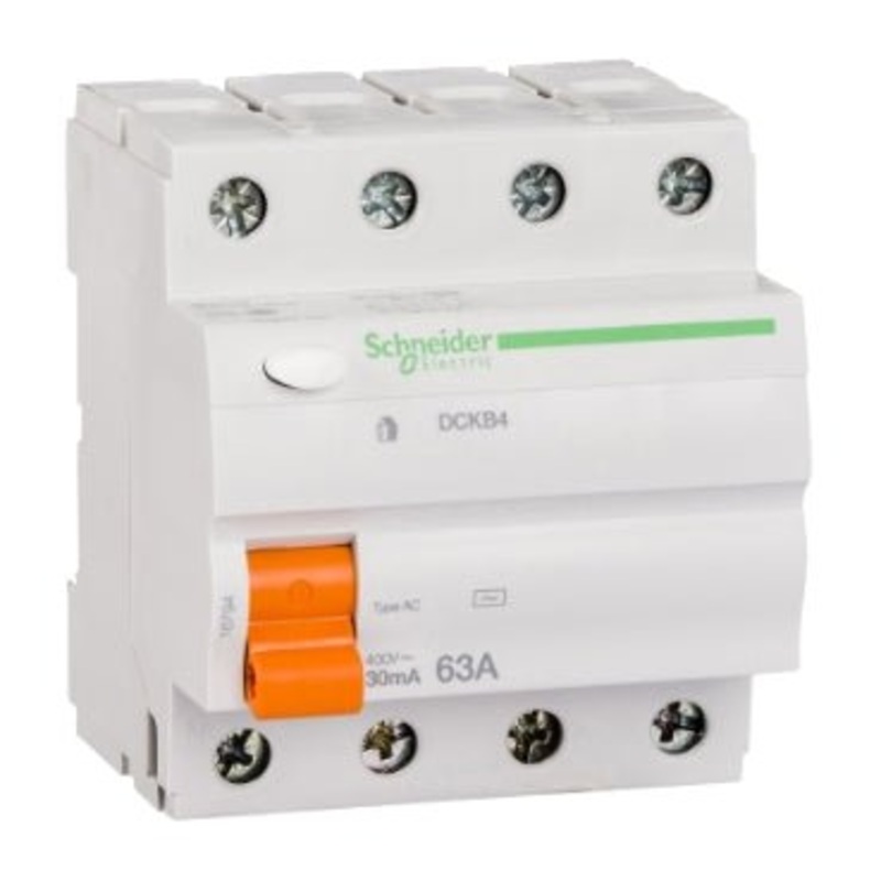 Residual current circuit breaker | 4 poles - 63 A - class AC 30mA