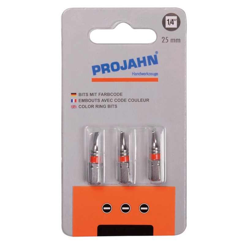 slotted color bit 5mm 25 mm 3pcs | 1723-03