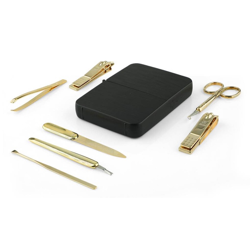 CHELLES - Premium Grooming / Manicure Set - Gold