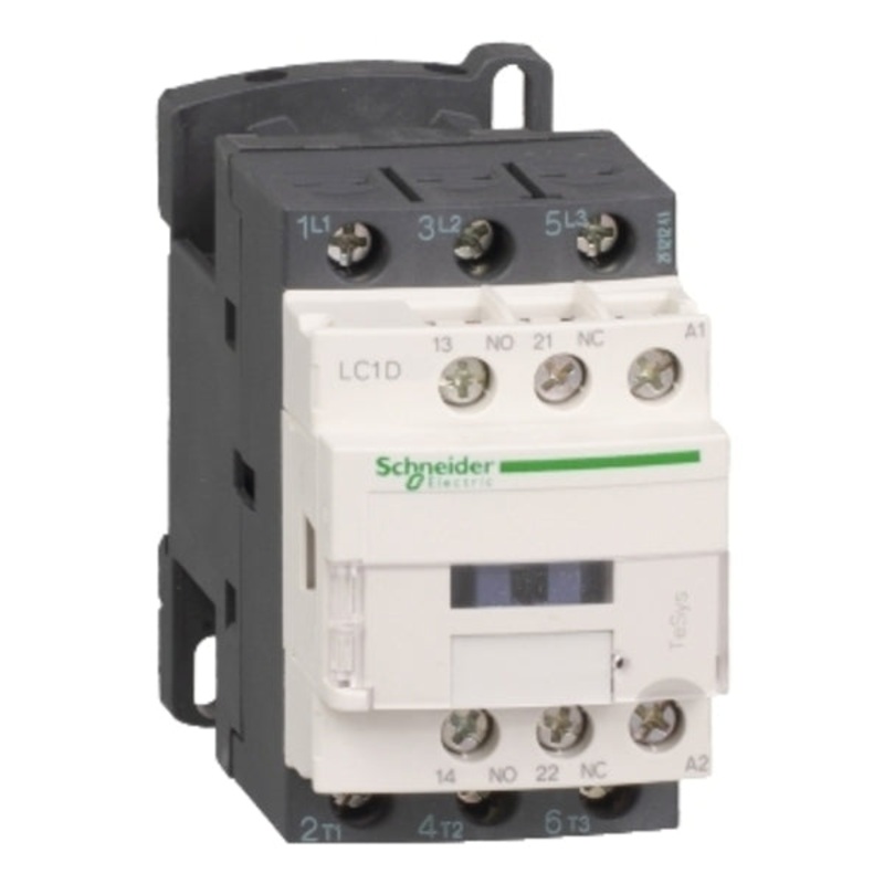 Contactor, 4kw, Ith= 25a coil 12vac | LC1D09J7