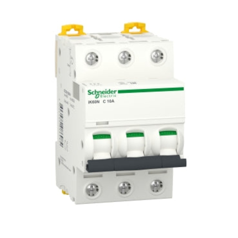 Miniature circuit-breaker, Acti9, 3P, 10 A | A9K24310