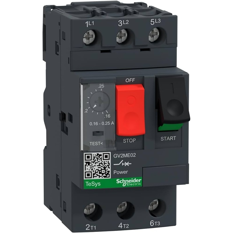 Motor circuit breaker (0.16 - 0.25 A) | GV2ME02