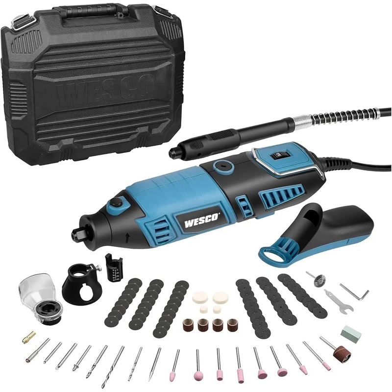 Wesco 160W Rotary Tool Kit with 14 Accessories | WS3113KU