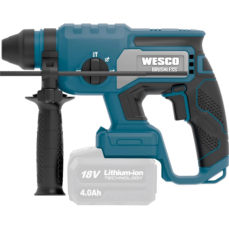 Wesco 18V Cordless Brushless SDS-Plus Rotary Hammer | WS2806.9