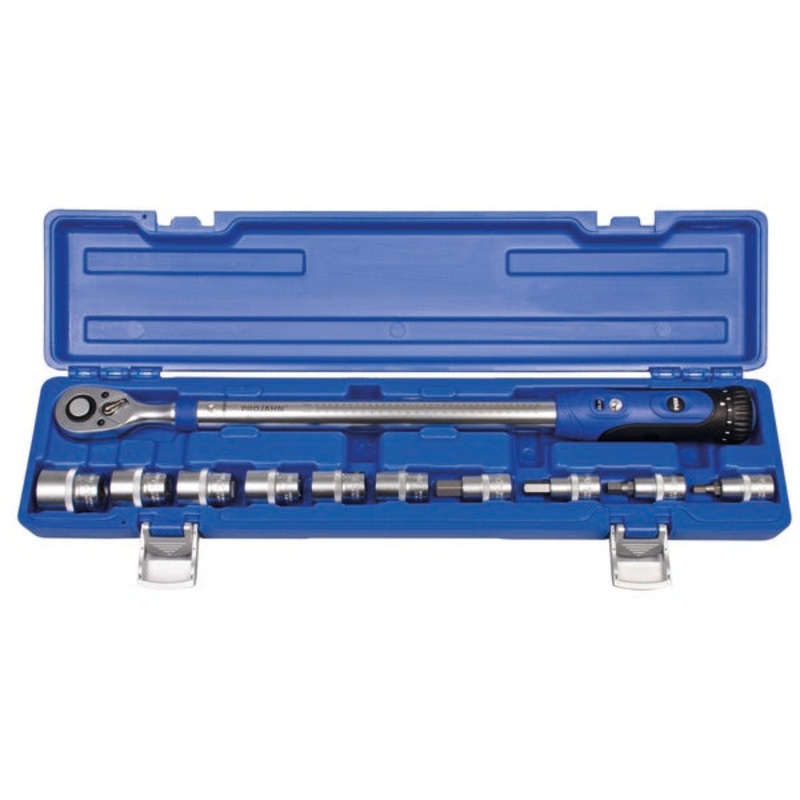 1/2 Torque Wrench Set, 11-pcs TORQUE-PROFI 200 + socket wrenches | 394260