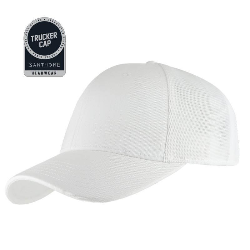ACE - Santhome 5 Panel DryNCool Sports Cap - White