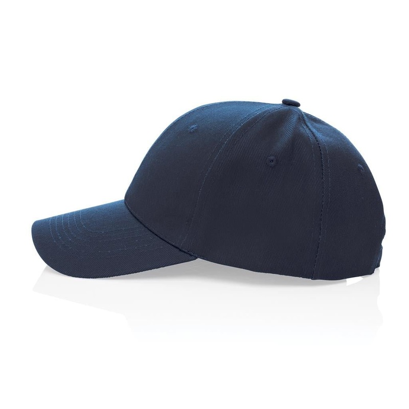 Impact AWARE 6 Panel 280gr Recycled Cotton Cap - Navy Blue