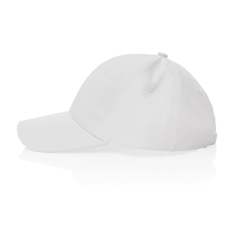 Impact AWARE 6 Panel 280gr Recycled Cotton Cap - White
