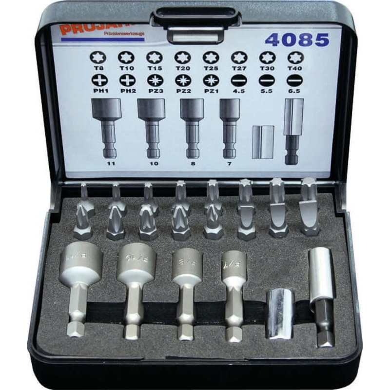 1/4 allround bit box 22pcs | 4085