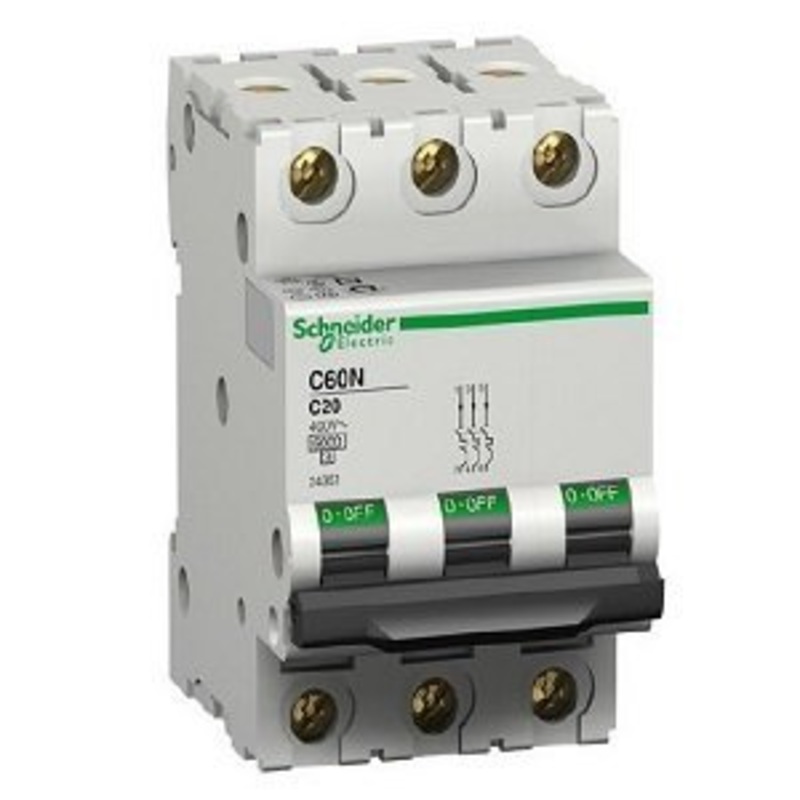 Circuit breaker |  C60N 3P  63A  C