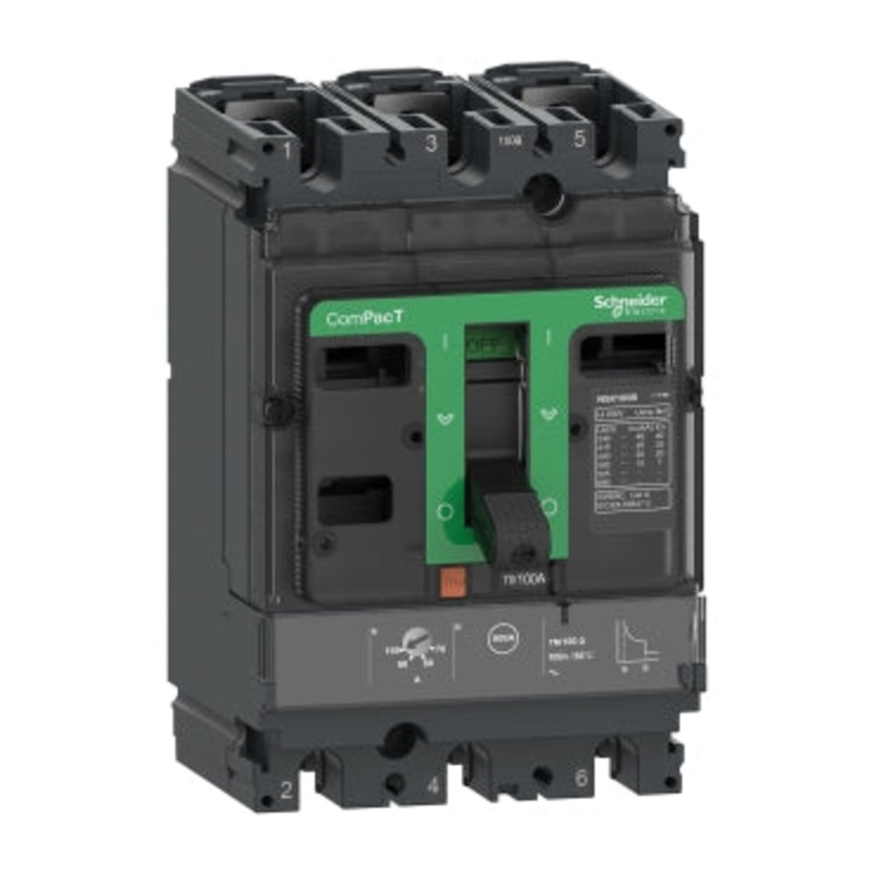 Circuit breaker compact 160A , 3 poles | C16B3TM160C