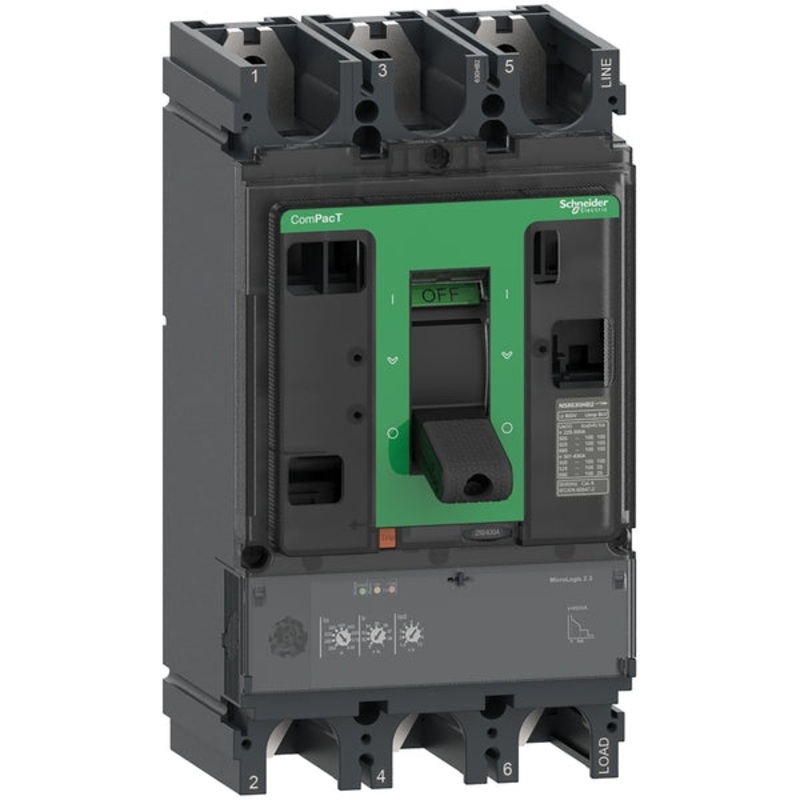 Circuit breaker compacts 400A, 3 poles| C40F32D400