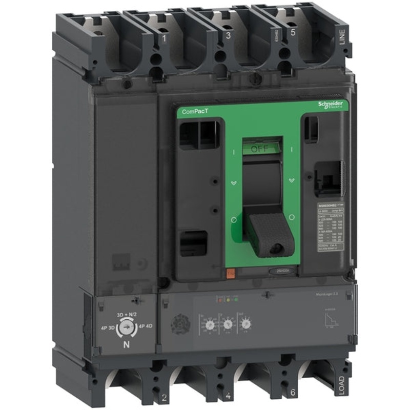 Circuit breaker compacts 400A, 4 poles| C40F42D400