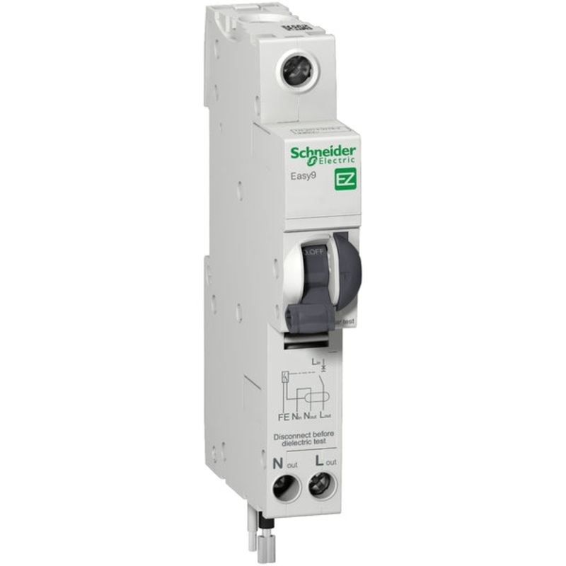 Easy9 25A c 6000a 30mA RCBO| EZ9D56825