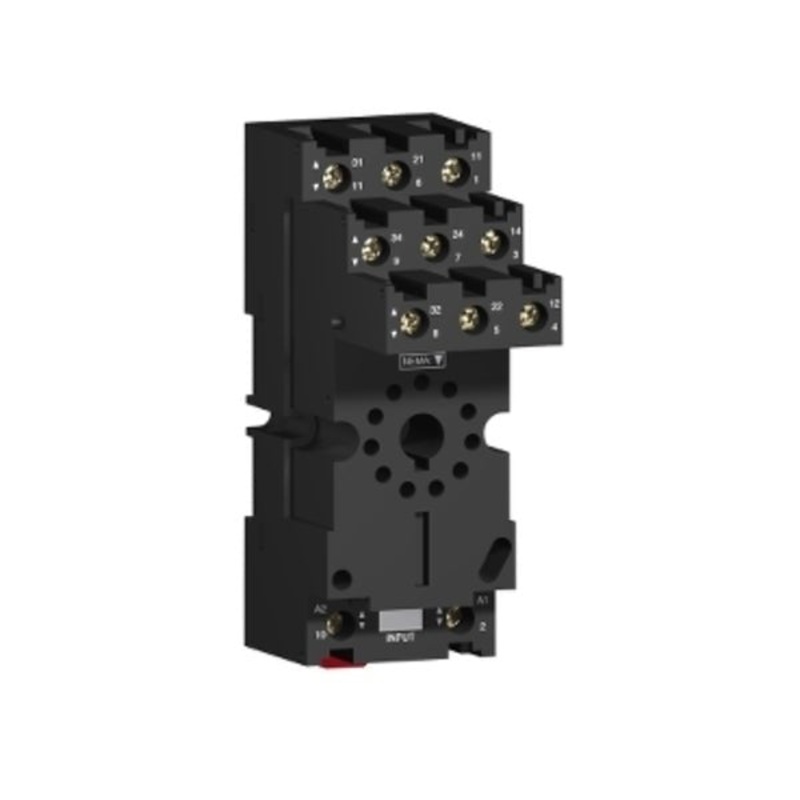 Socket, for RUMC3 relays, 12 A, screw connectors, separate contact | RUZSC3M