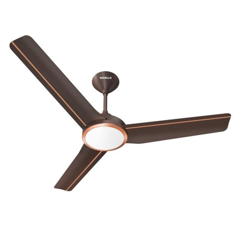 Havells ceiling fan 1200 mm trinity  dusk lt cooper | hav00148