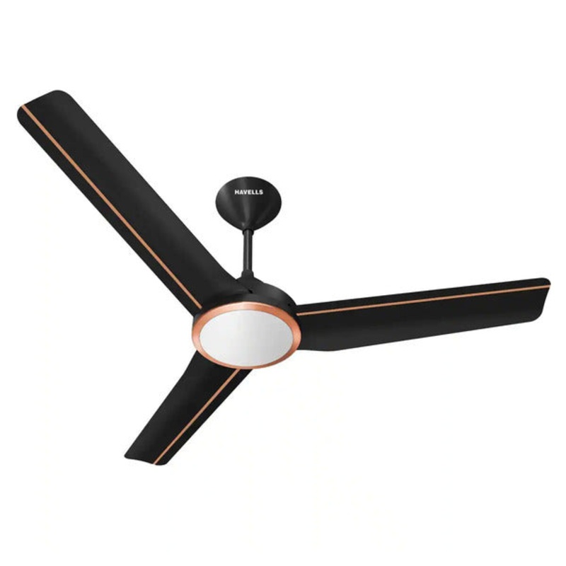 Havells ceiling fan 1200 mm trinity m. black lt copper | hav00122