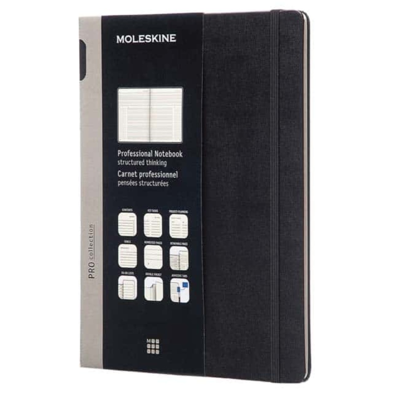 Moleskine Professional Notebooks - L Size Black