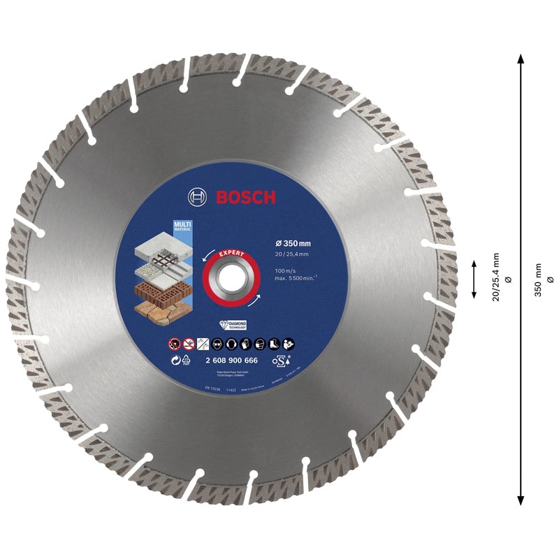 Cutting disc - Multi Material | 300x22.23x2.8x15