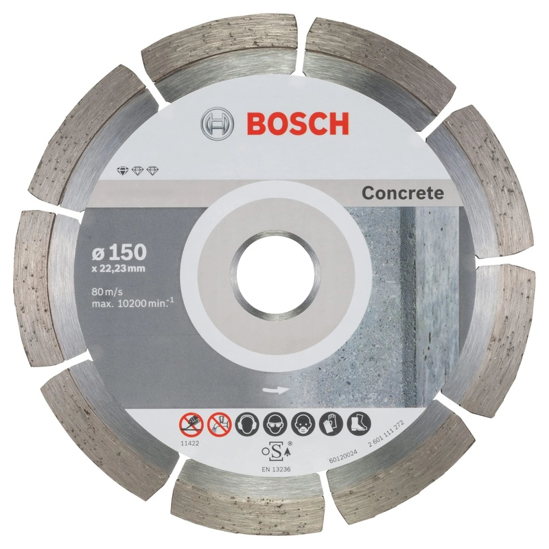 Diamond Cutting Disc for Concrete |150mm 22.23mm - 10 pcs
