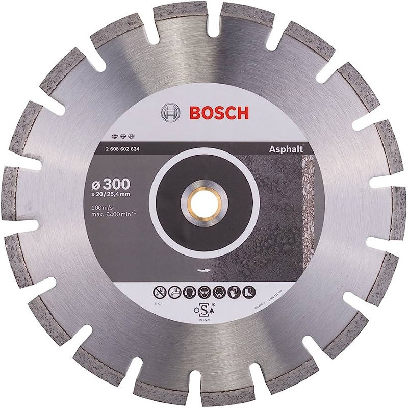 Diamond Cutting Disc - Standard for Asphalt | 300x20/25,40x2,8x8mm