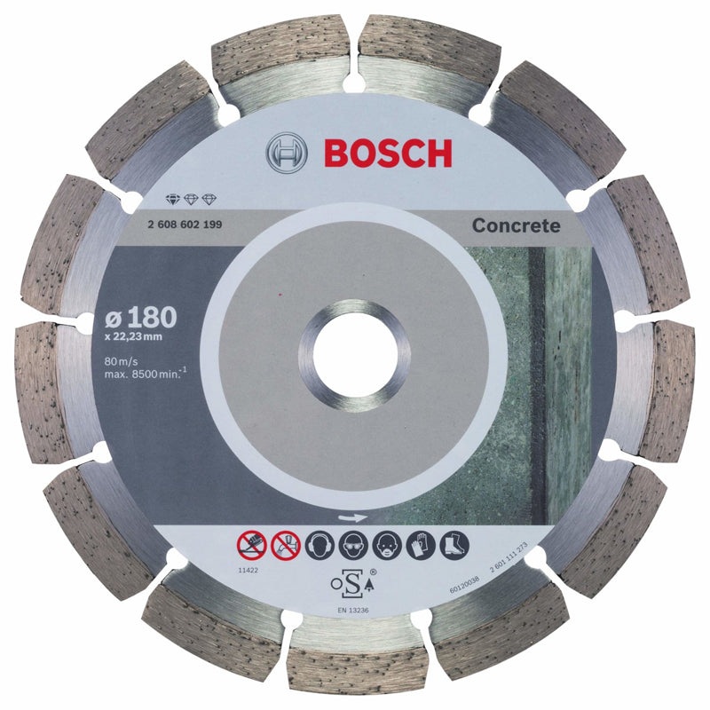 Diamond Cutting Disc - Standard for Concrete | 180x22.23x2x10mm