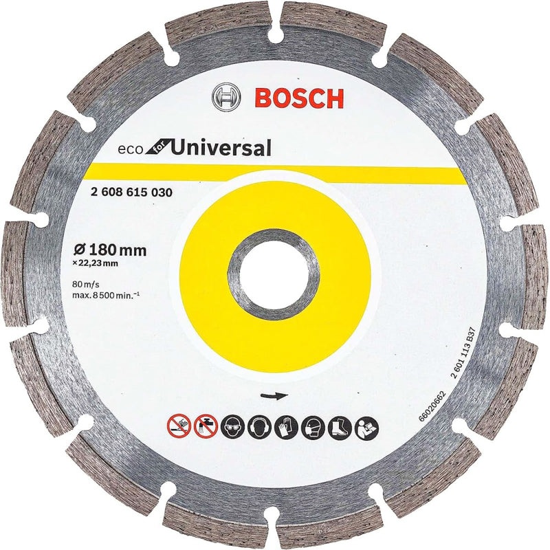 Segmented Diamond Cutting Disc ECO for Universal |180mm -10pcs