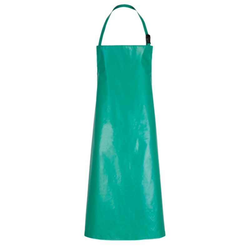 Alpha Solway Chemmaster Green PVC Reusable Apron | CMA