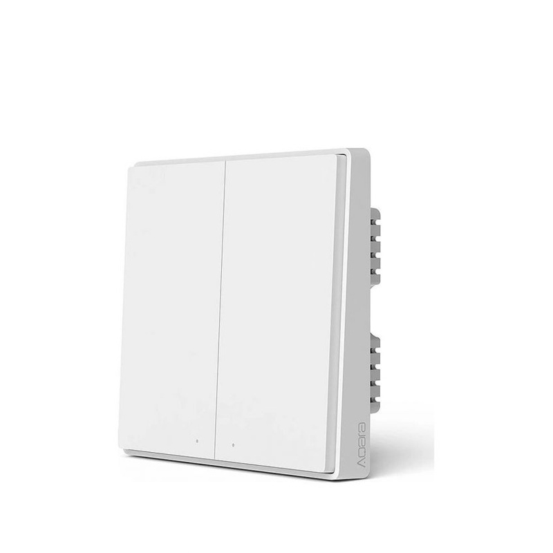 AQARA Smart Wall Switch D1(No Neutral. Double Rocket) | QBKG22M