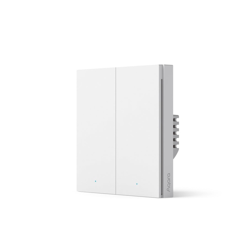 Aqara Smart Wall Switch (With Neutral, Double Rocker) | WS-EUK04