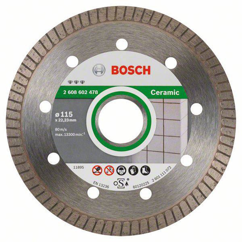 Diamond Cutting Disc - Best for Ceramic Extraclean Turbo |  115x1.4x7mm