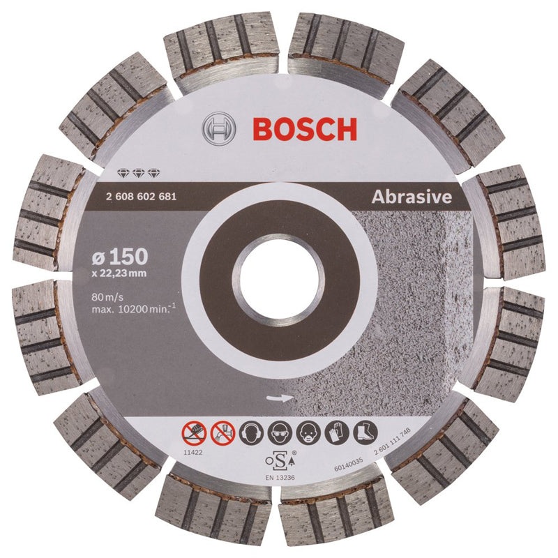 Segmented Diamond Cutting Disc -Best for Abrasive | 150x22.23x2,4 mm