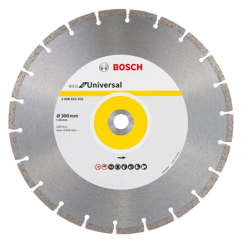 Segmented Diamond Cutting Disc -ECO for Universal 300x20mm