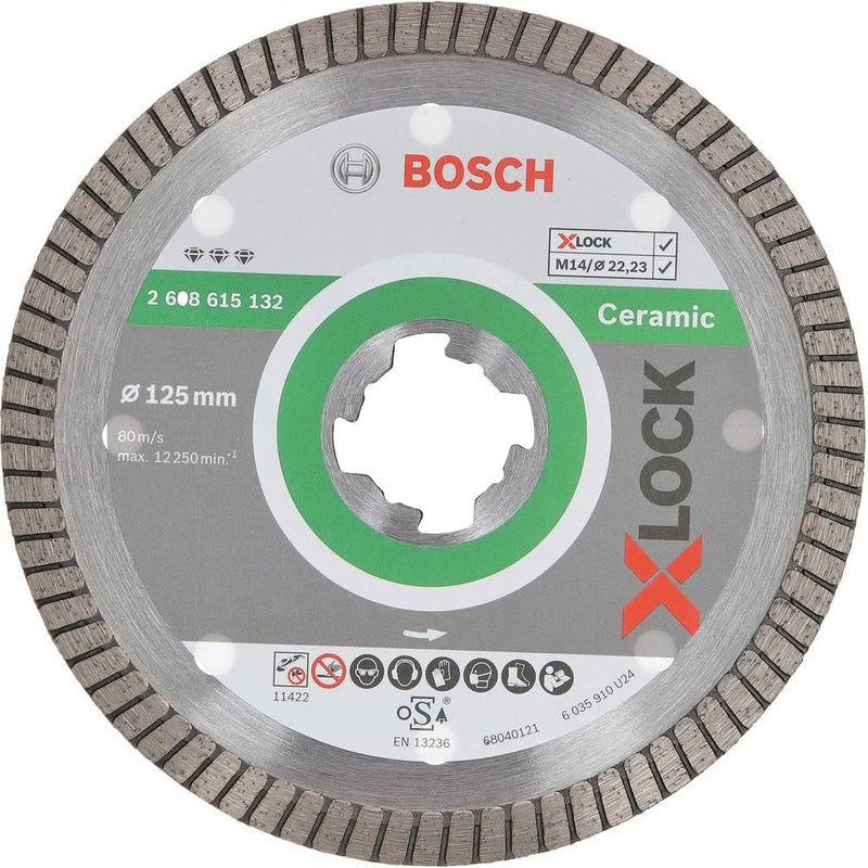 X-LOCK Diamond Cutting Disc - Best for Ceramic Extraclean Turbo | 125x22.23x1.4x7mm