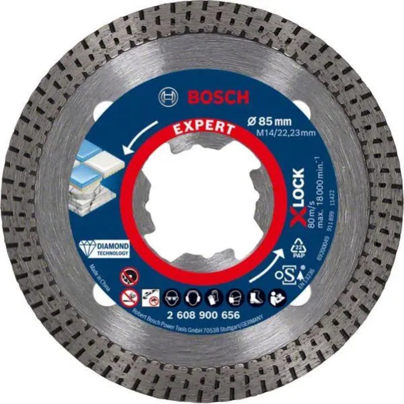 X-LOCK Diamond Cutting Disc - Hard Ceramic | 85x22.23x1.6x7mm