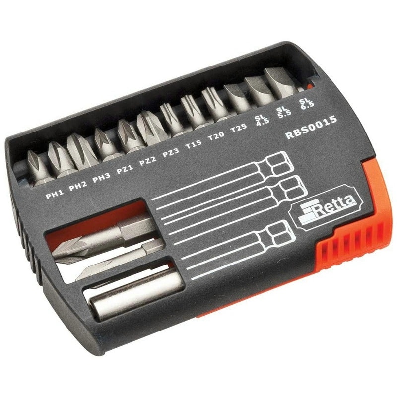 15 Pcs Bits Set with Bit Holder | RBS0015