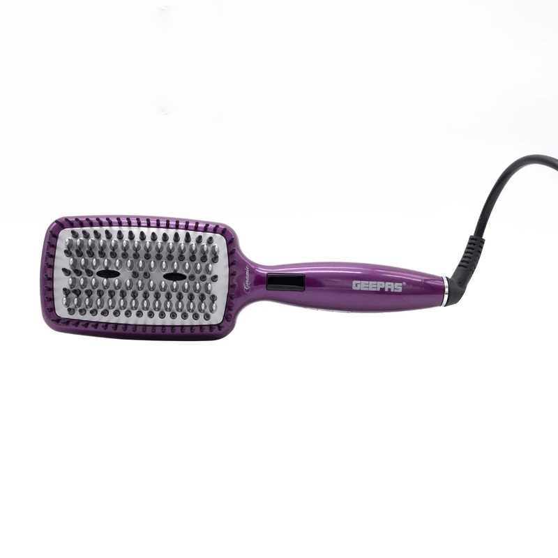 Geepas Ceramic Hair Brush 50W | GHBS86012