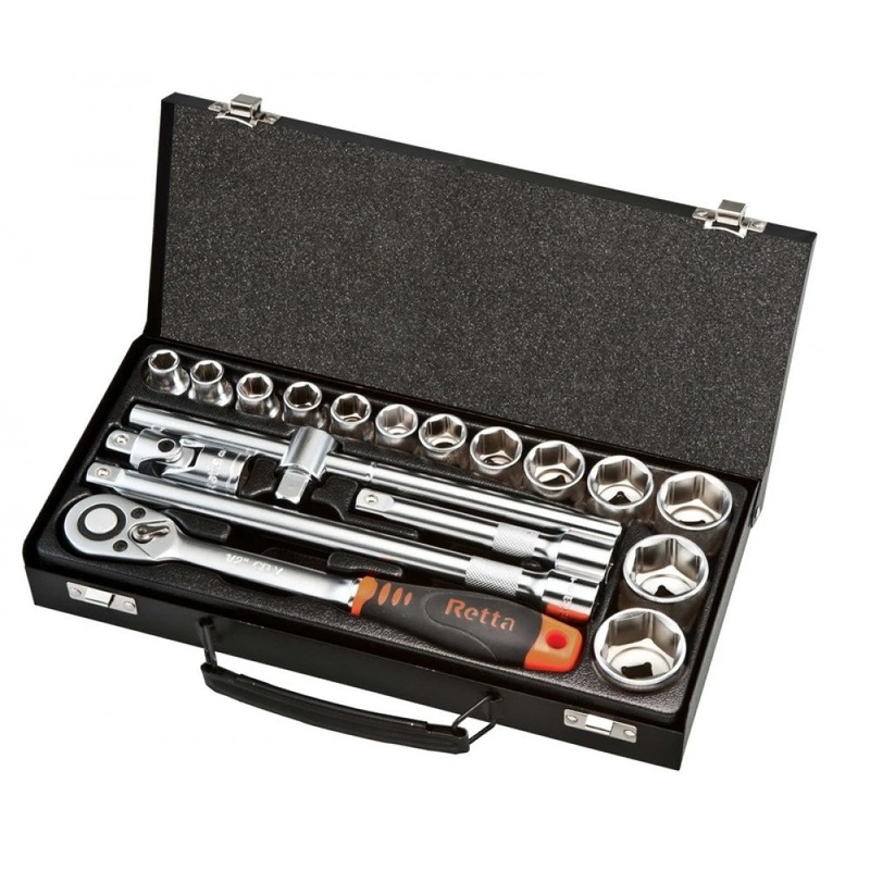 Retta 1/2 Inch Socket Set 18-Piece | RLT1801